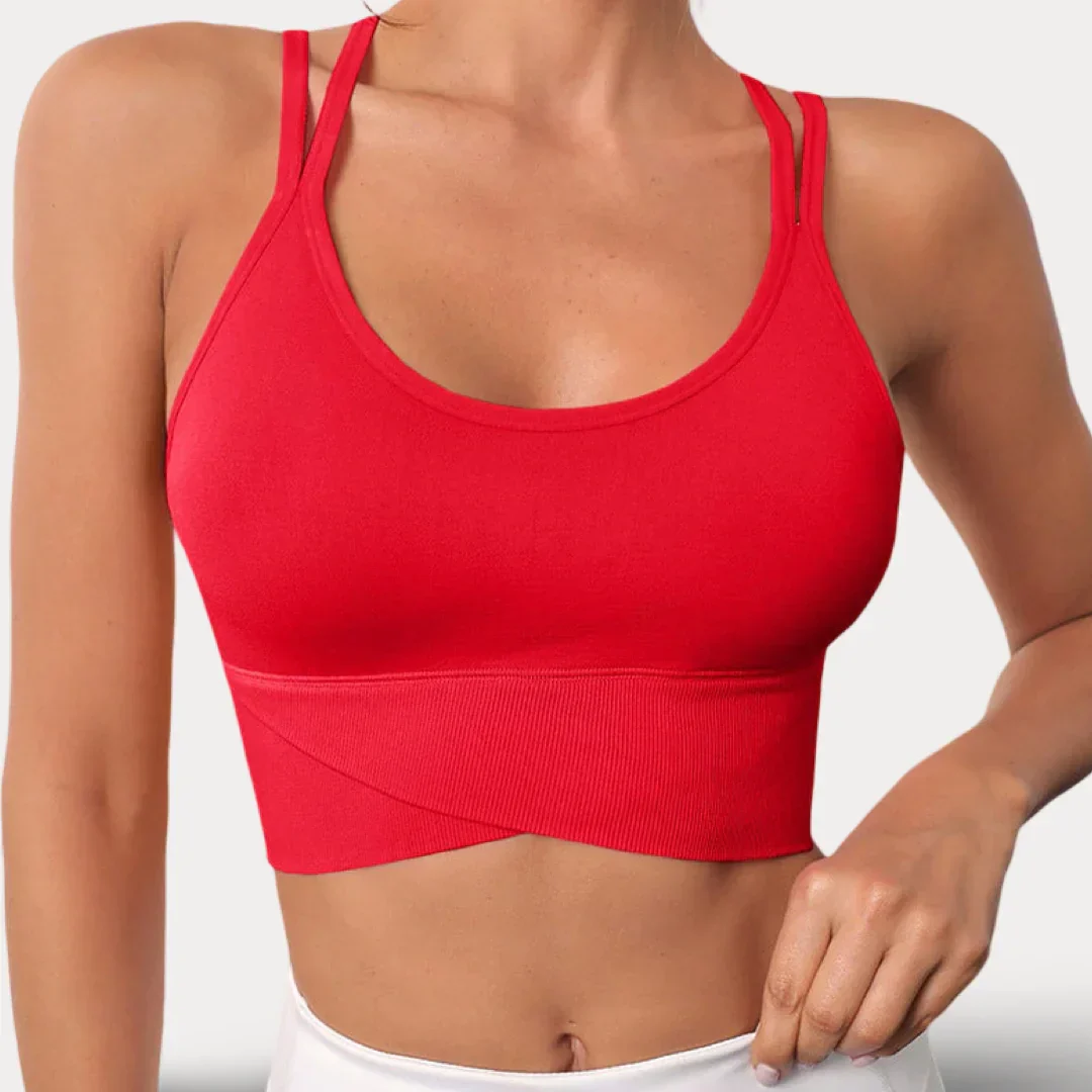 CROP TOP À BRETELLES FINES ET ENCOLURE EN U - MODERNE – Image 5