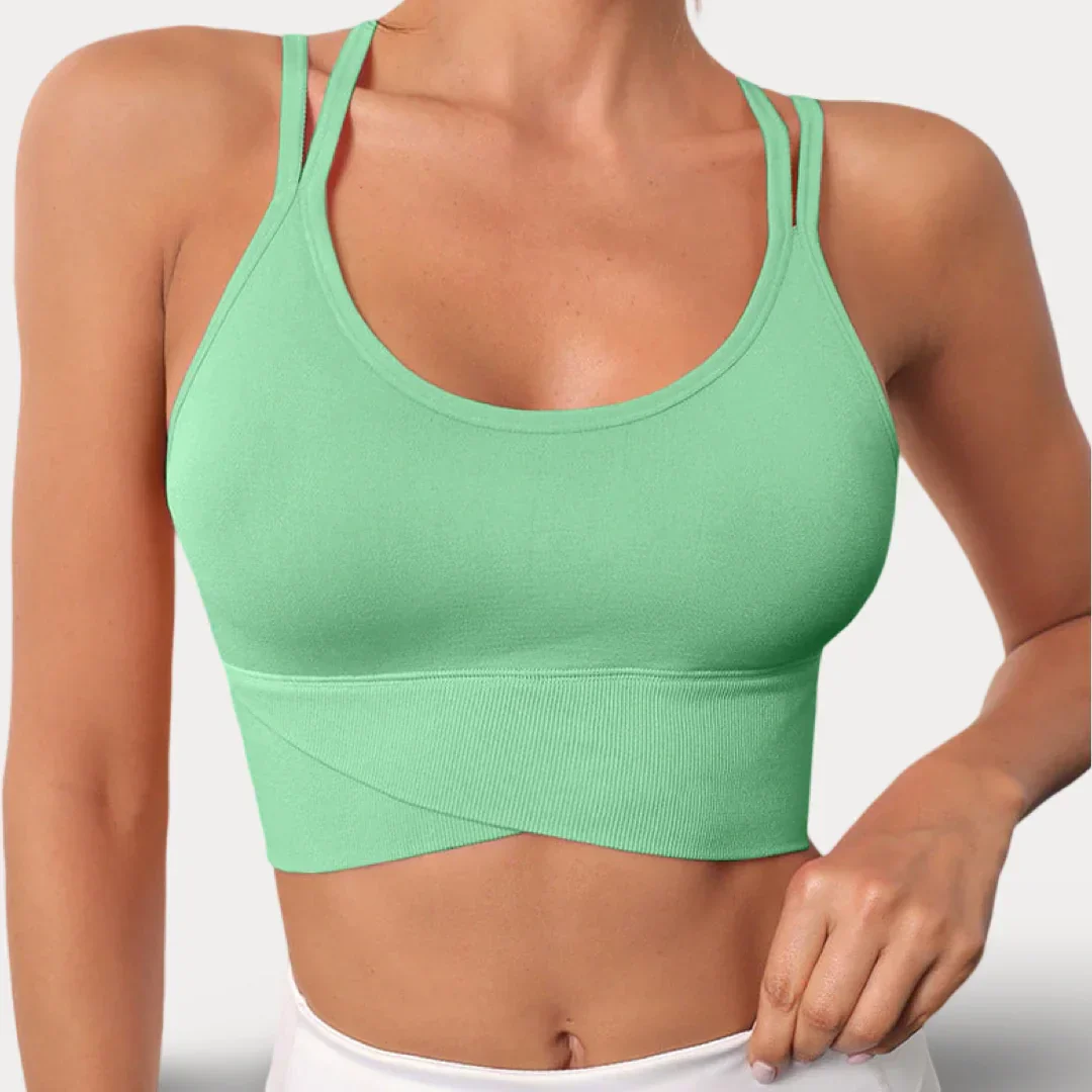 CROP TOP À BRETELLES FINES ET ENCOLURE EN U - MODERNE – Image 7