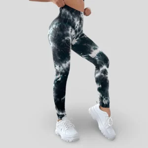 LEGGINGS DE SPORT MODERNES À MOTIF ÉCLAIR COLORÉ - STORM