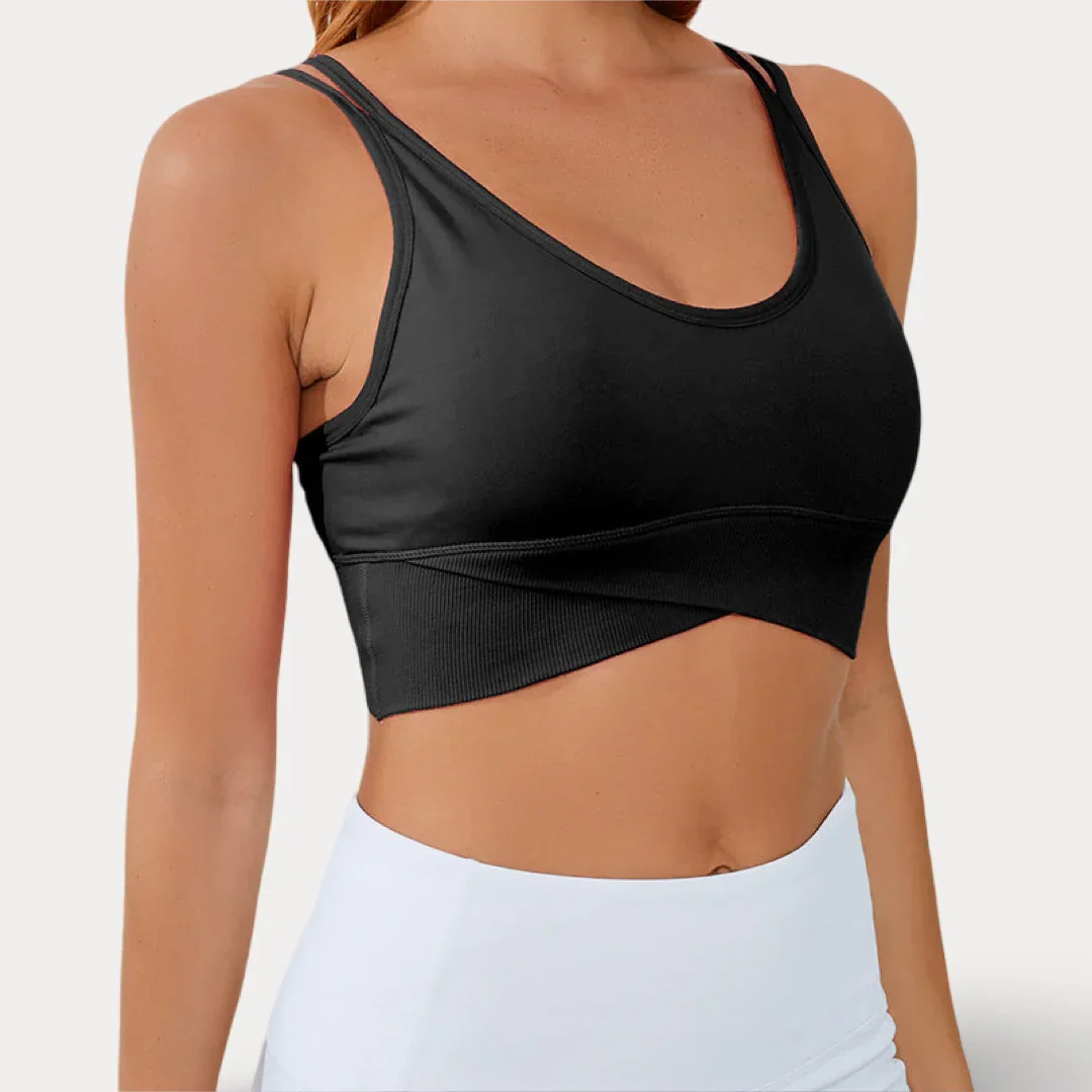 CROP TOP À BRETELLES FINES ET ENCOLURE EN U - MODERNE – Image 2