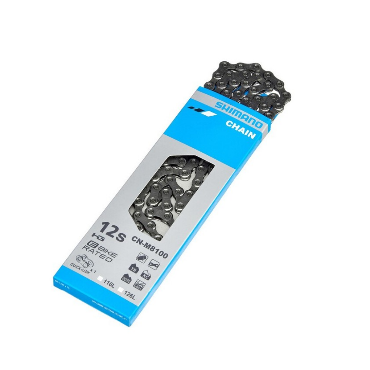 Chaîne Shimano XT M8100 12v (+Quick-Link) – Image 2