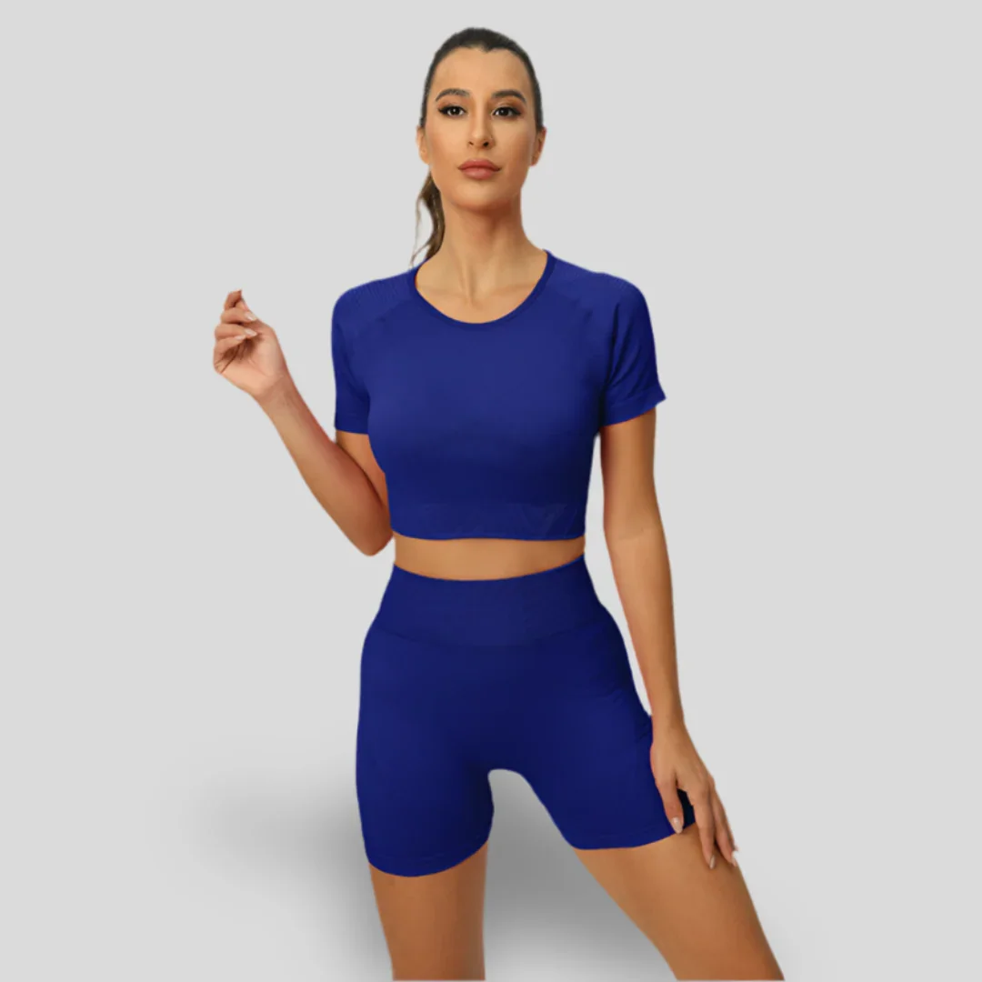 ENSEMBLE HAUT À MANCHES COURTES ET SHORTS - BASIC – Image 6