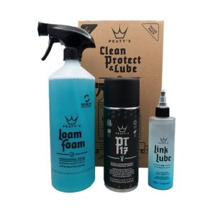 Kit Clean Peaty’s Protect Lube : LOAM FOAM 1L, Spray PT17, LINK LUBE