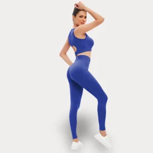 ENSEMBLE COMPLET AVEC LEGGINGS ET HAUT À DOS OUVERT - SPORT