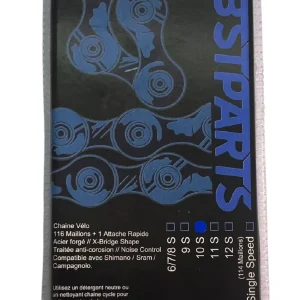 8002.webp Chaine BSTT-PARTS 10 vitesses Sram/Shimano (126 maillons + quick link) argent