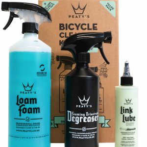 Kit d’entretien Peaty’s BIO : LOAM FOAM 1L, DEGREASER 500ml, LINK LUBE DRY