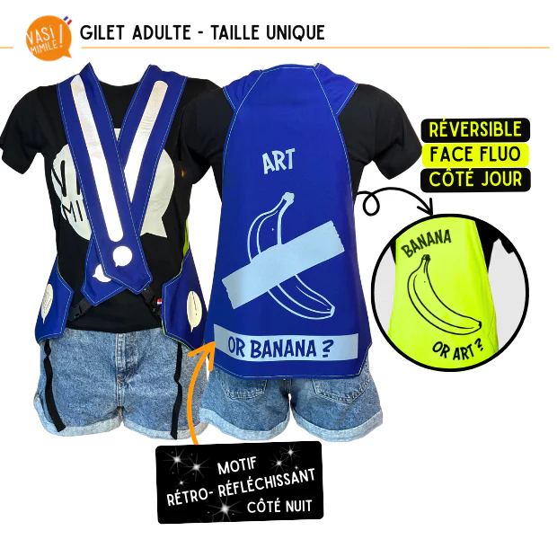 Gilet fluo réversible - Art Banana – Image 4