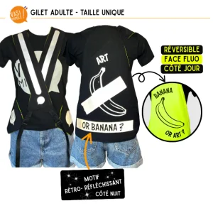 Gilet fluo réversible - Art Banana