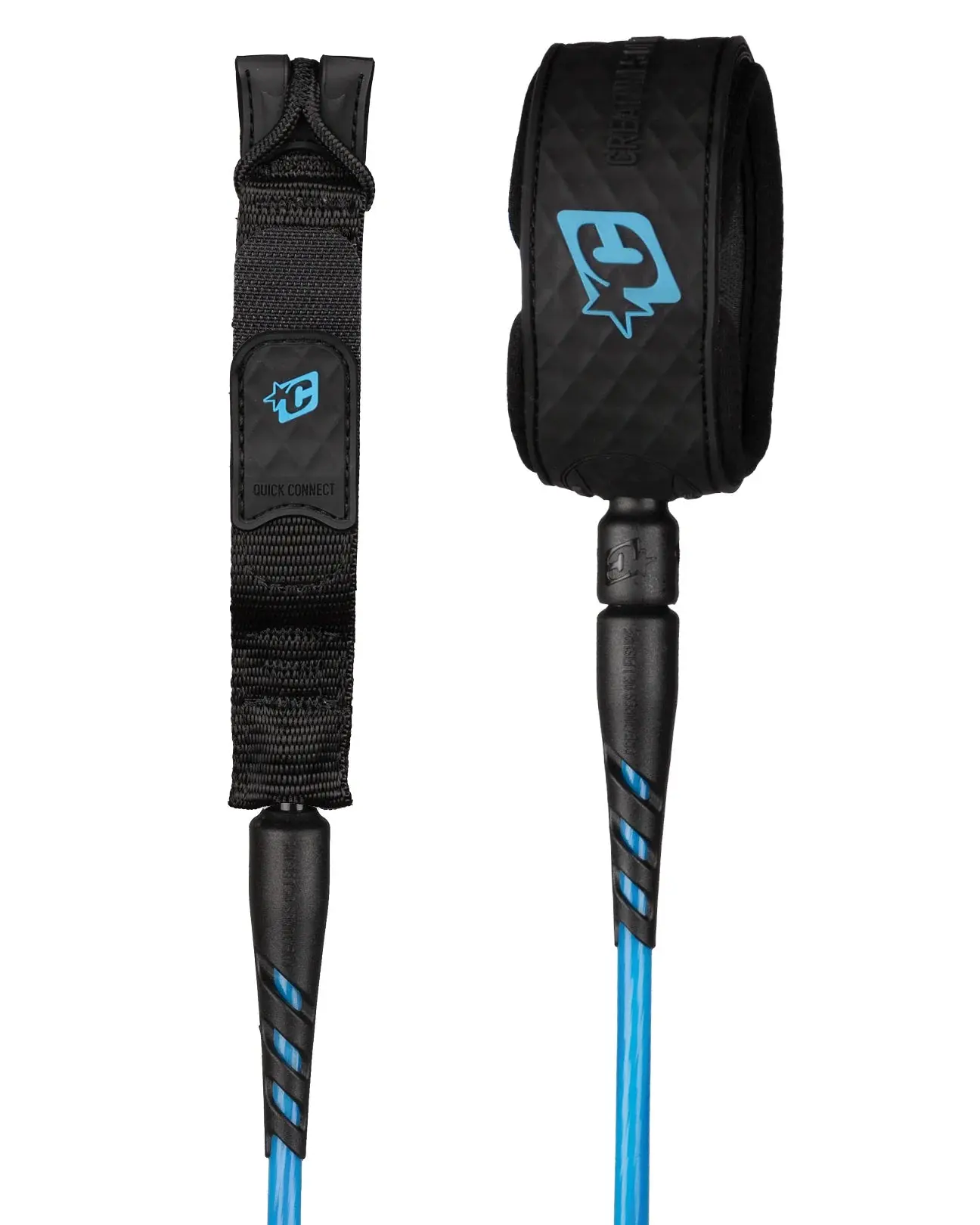 Creatures leash reliance 2.0 standard duty 6' (Cyan Twist Black) – Image 2