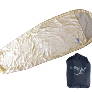 DRAP DE SOIE - Drap en Soie Synthétique pour Sac de Couchage