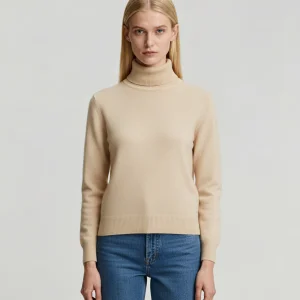 Col roulé doublé pour femme