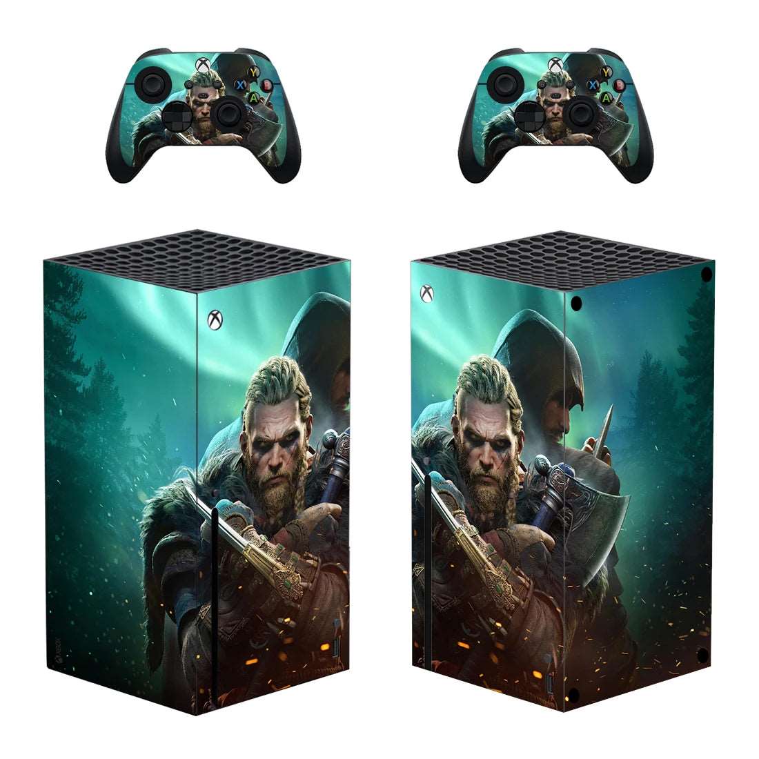 Autocollant Assassin's Creed Valhalla N°3 pour Xbox Series X - Skin 1 console et 2 contrôleurs – Image 7