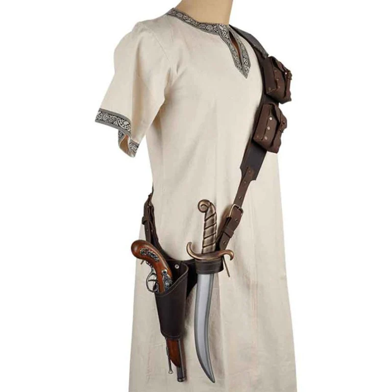 Baldric / Baudrier pour pistolet avec porte-épée et poignard / Assassin's Creed – Image 7
