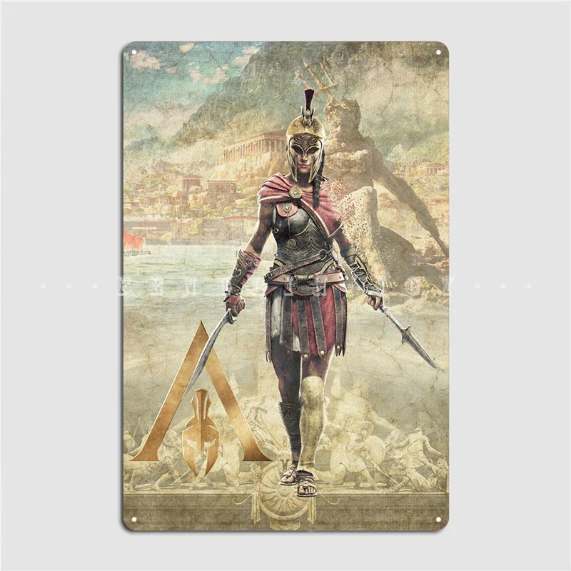 Plaque métallique Assassin's Creed Odyssey - Kassandra – Image 2