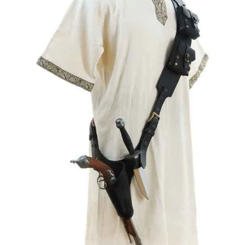 Baldric / Baudrier pour pistolet avec porte-épée et poignard / Assassin's Creed – Image 4