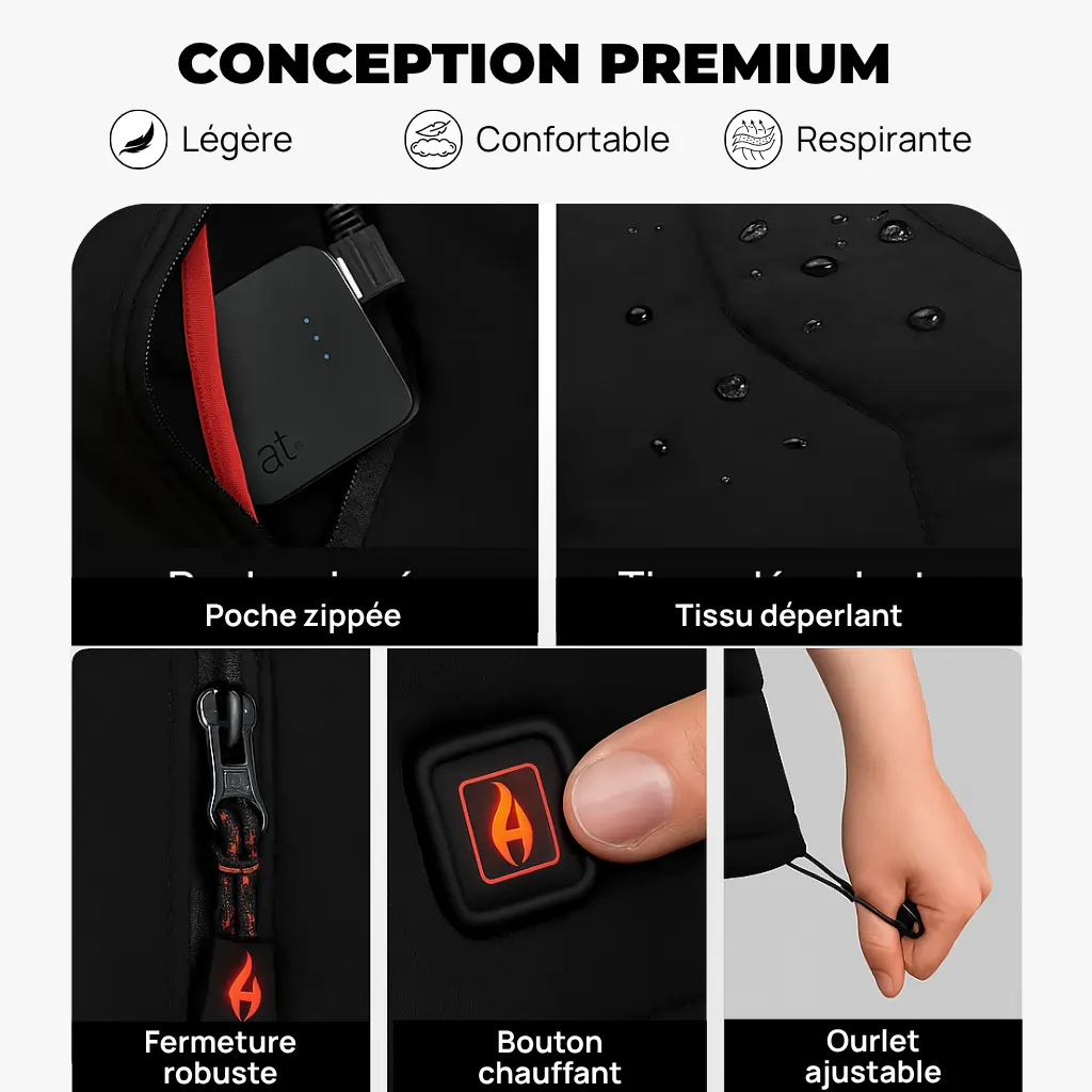 Heatcore™ Light 7 - Veste Chauffante sans manches Femme – Image 4