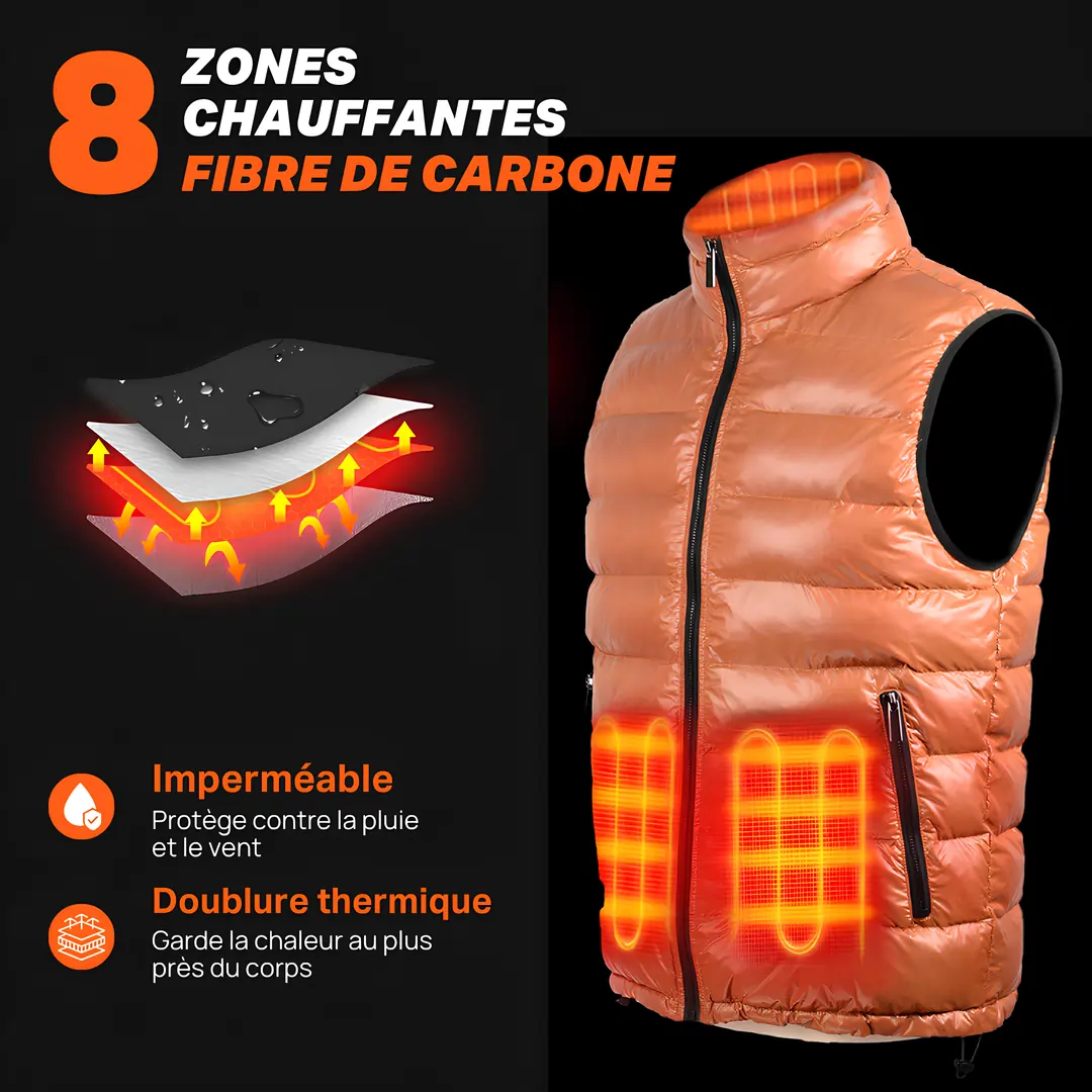 Heatcore™ Coral J8 - Doudoune Chauffante sans manches Unisexe – Image 2