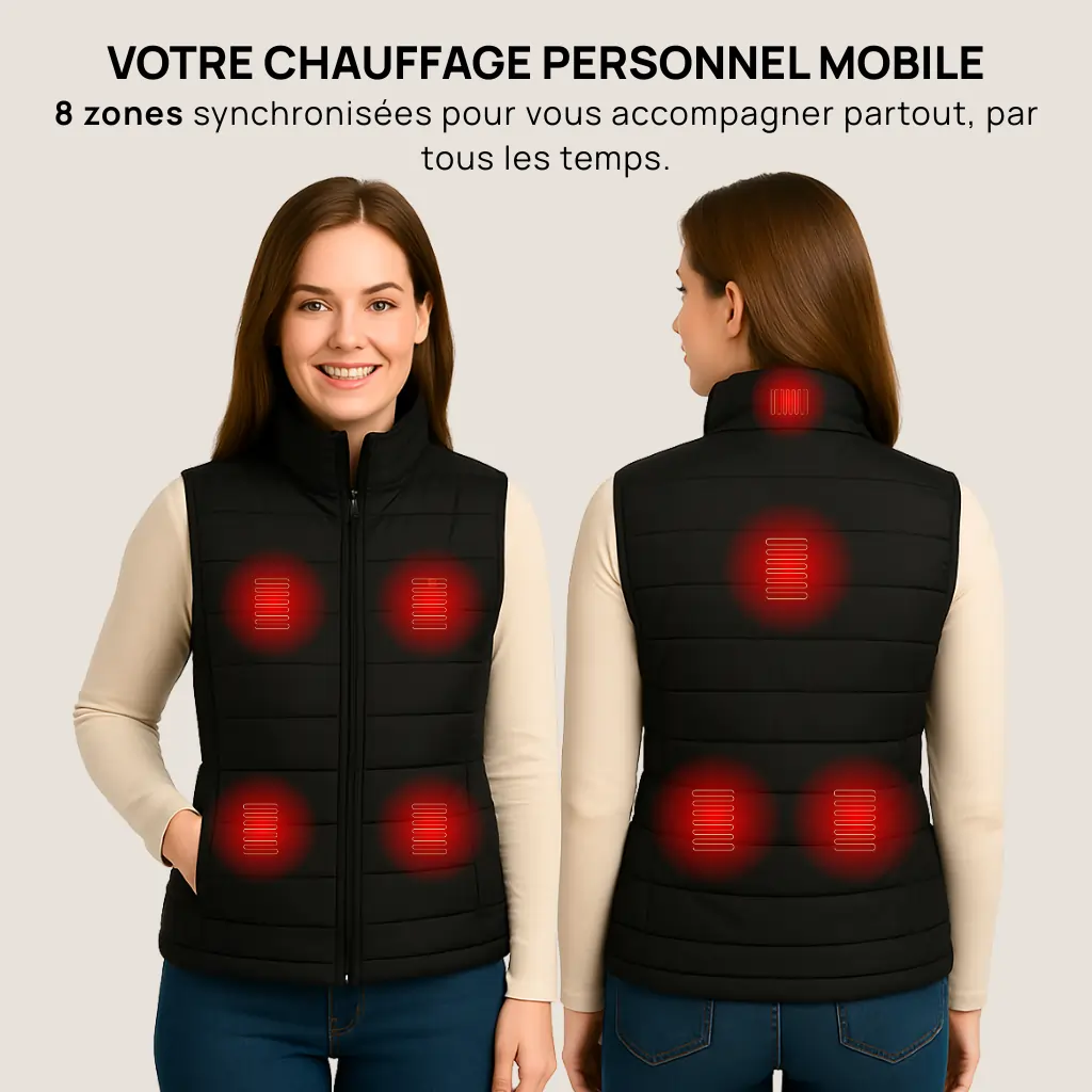 Heatcore S3 - Veste Chauffante sans manches Femme – Image 4
