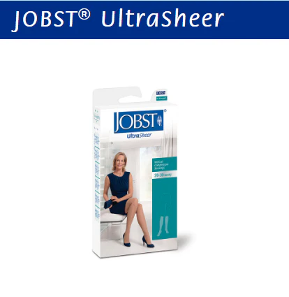 Bas de compression 15-20 mmhg Jobst Ultrasheer pour femme (mollet)