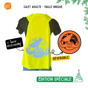 Gilet fluo réversible - Love Earth Special