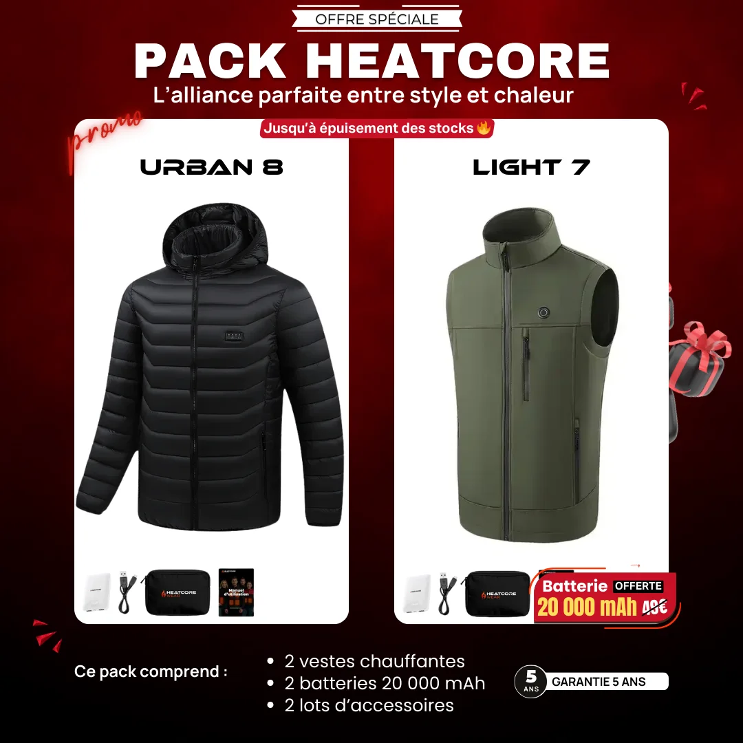 Pack Urban 8 – 2 Vestes + Batteries Offertes – Image 6