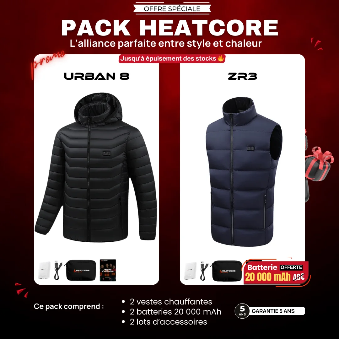 Pack Urban 8 – 2 Vestes + Batteries Offertes – Image 9