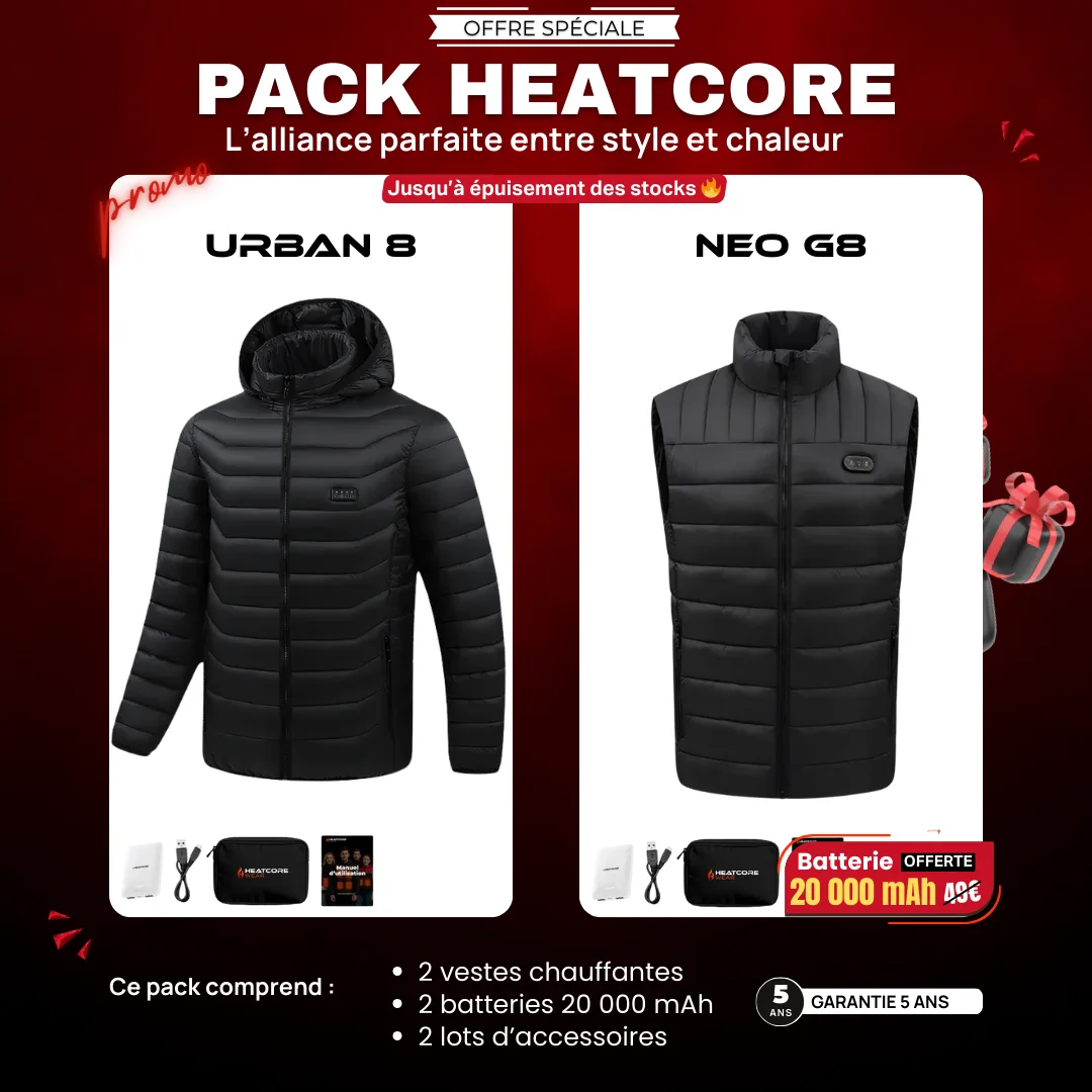 Pack Urban 8 – 2 Vestes + Batteries Offertes – Image 8