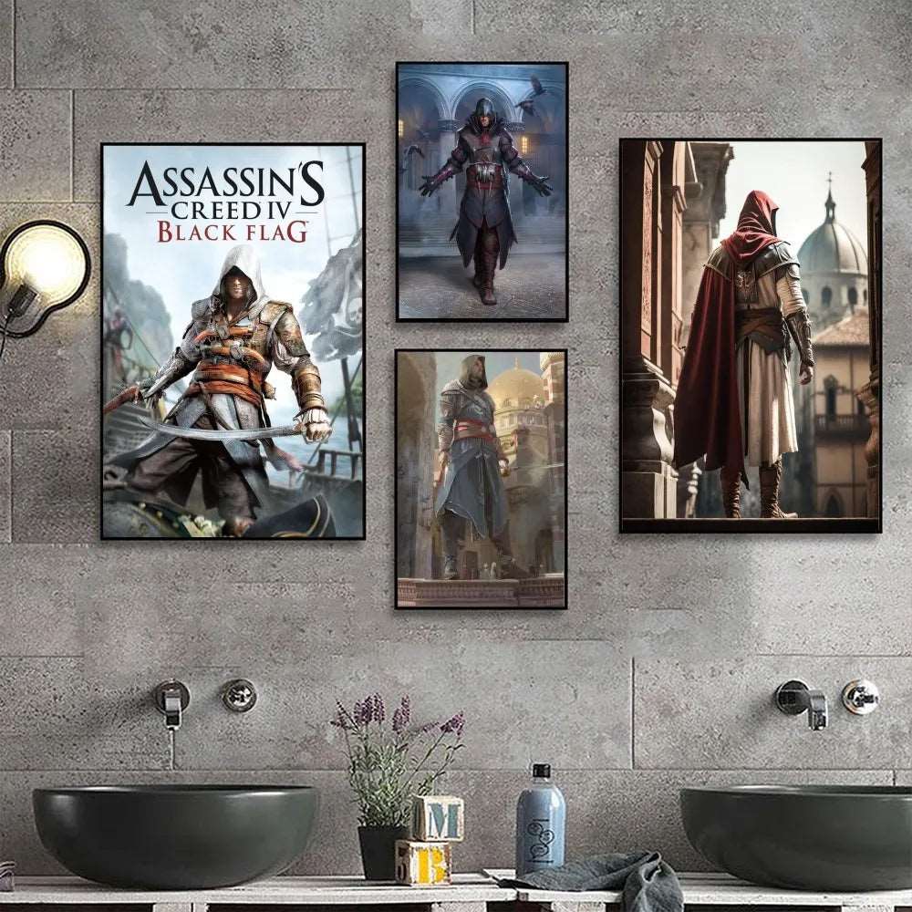 Affiche autocollante Assassins-Creed sans cadre – Image 2