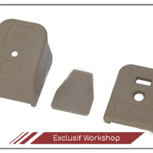 Talon pour Glock 17, Noir et Tan