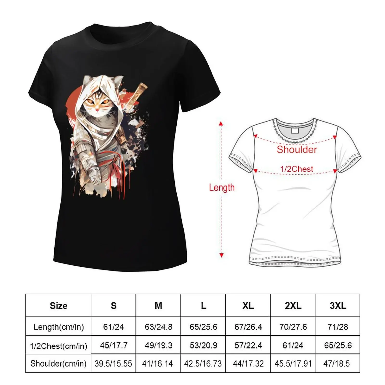 T-shirt Chat - Assassins Creed Shadow pour Femme – Image 4