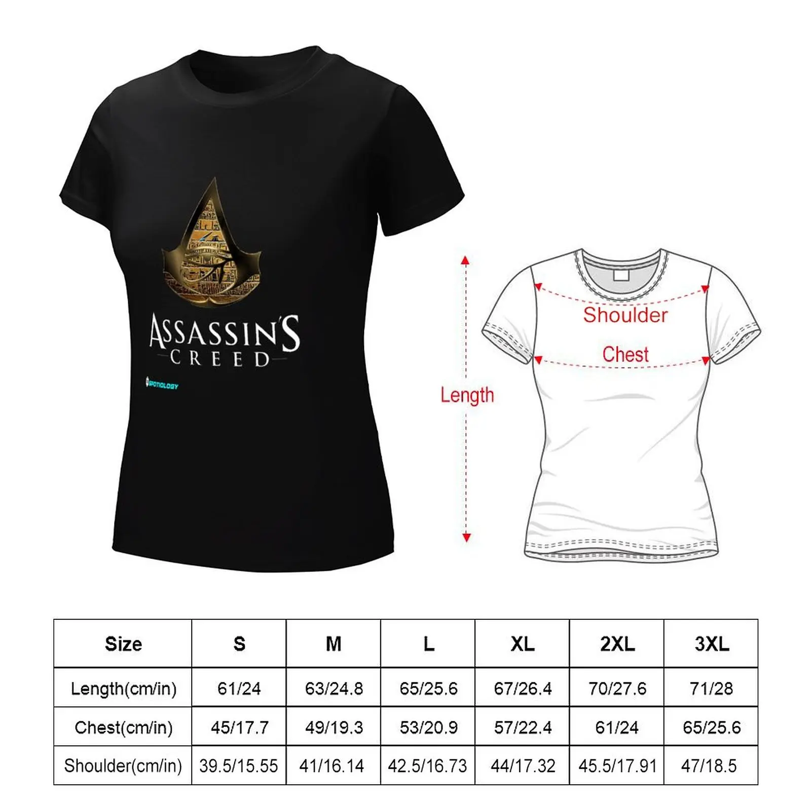 T-Shirt Logo Assassin's Creed Origine pour Femme – Image 3