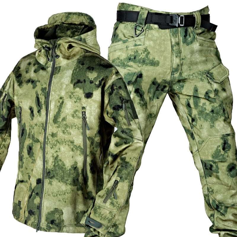 Ensembles Softshell + pantalons cargo, imperméable, coupe-vent, ensemble de 2 pièces – Image 6