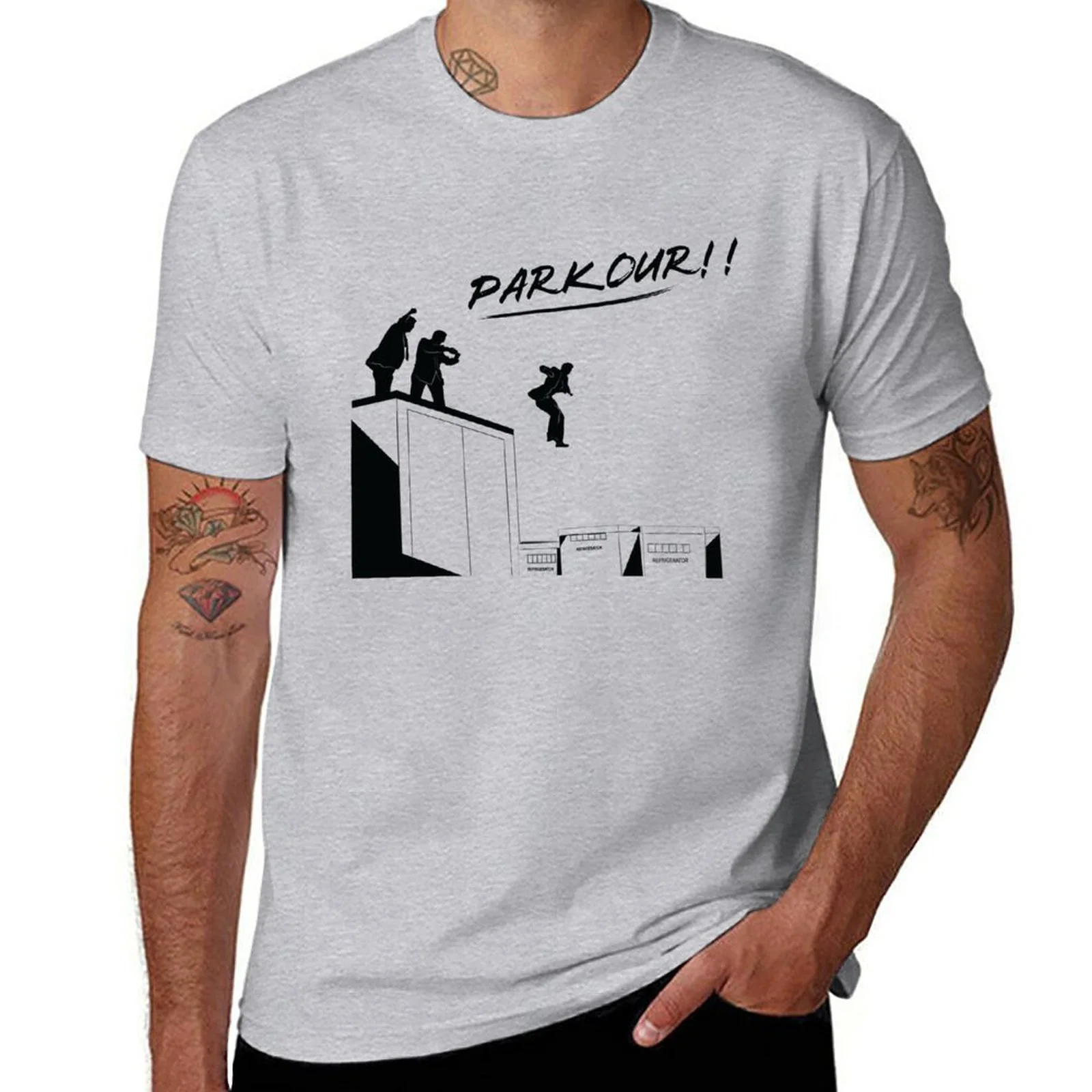T-shirt Imprimé Parkour – Image 4