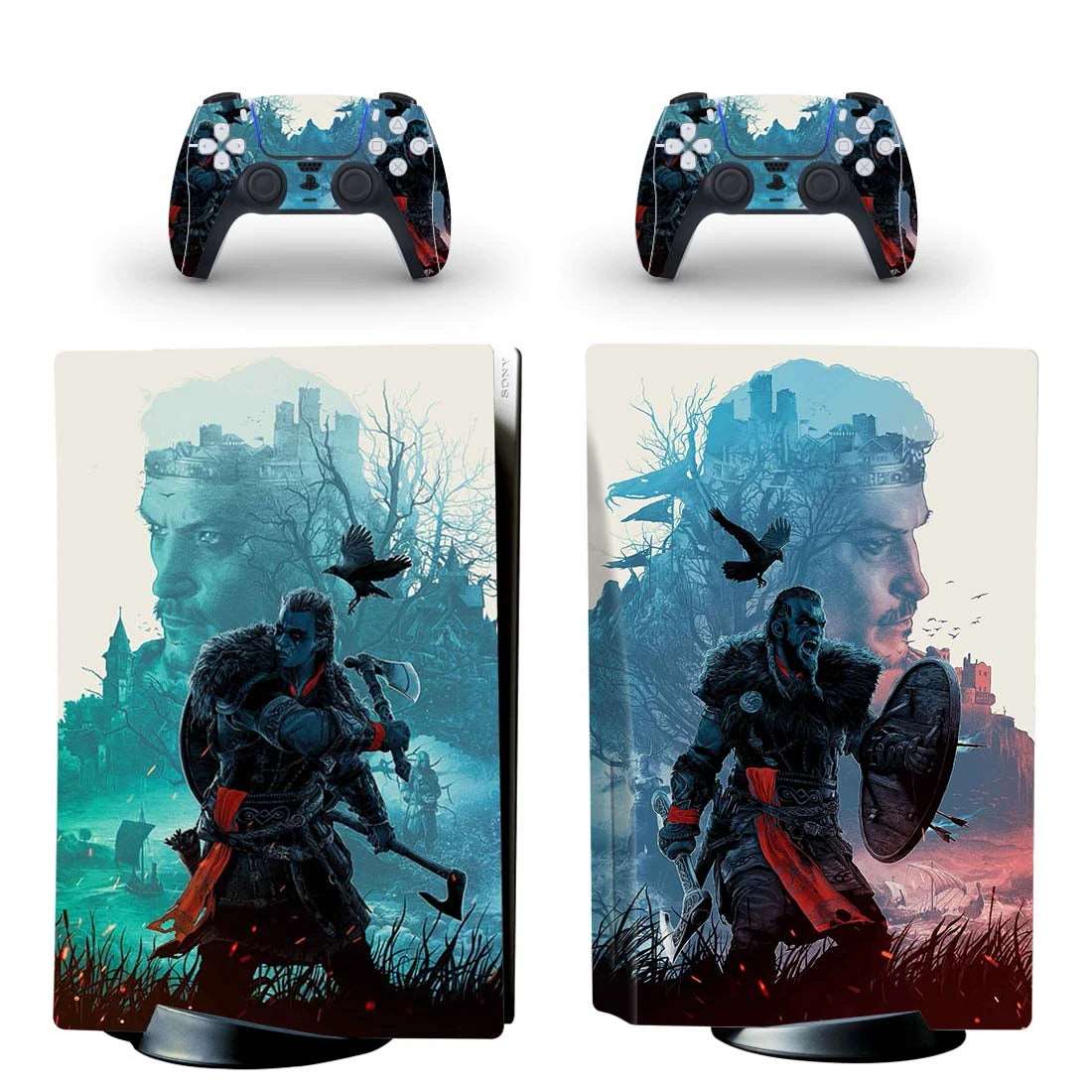 Autocollant Assassin's Creed Valhalla pour manette et console PS5 – Image 7