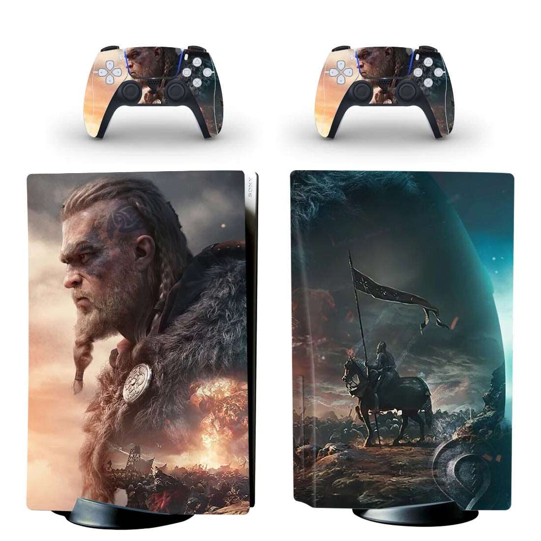 Autocollant Assassin's Creed Valhalla pour manette et console PS5 – Image 3