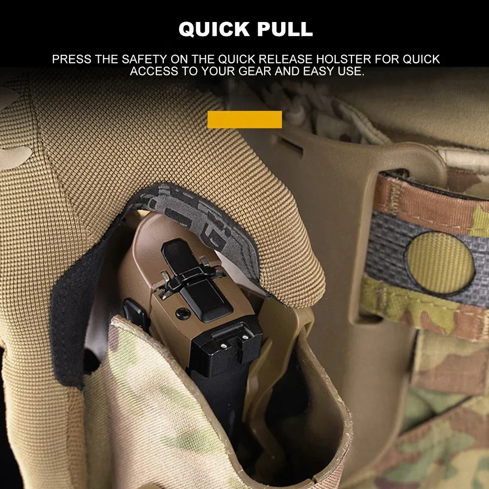 Holster tactique pour SIG SAUER P320 compatible lampe de poche X300 – Image 7