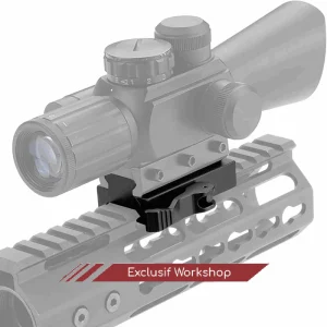 S7e95aac9b43f4d0ba239944cd0ae51c46_f7c90693-34cc-4cd8-9433-7069353dc3e3.pngv1732037171 Adaptateur QD Picatinny, 5 et 3 fentes