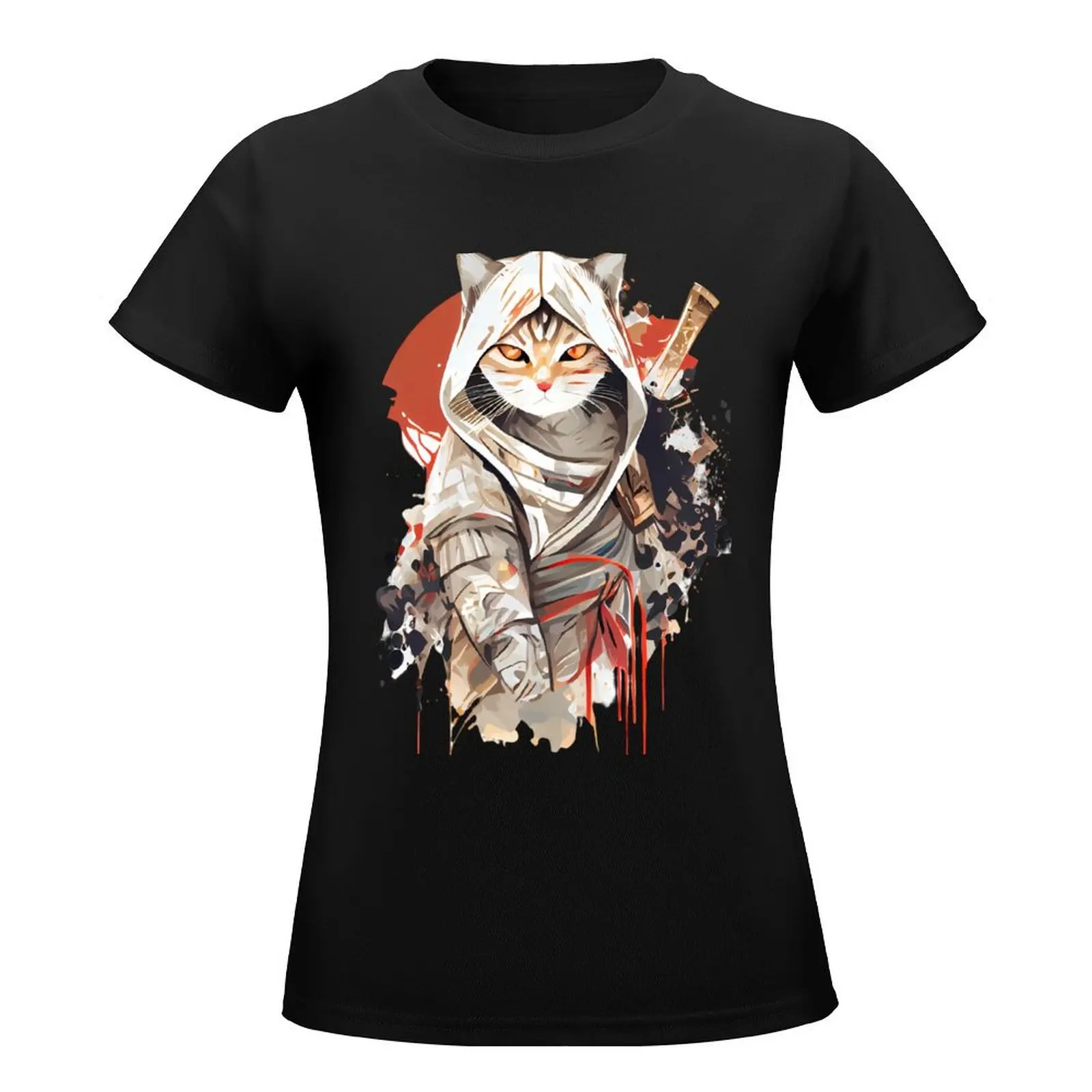 T-shirt Chat - Assassins Creed Shadow pour Femme – Image 3