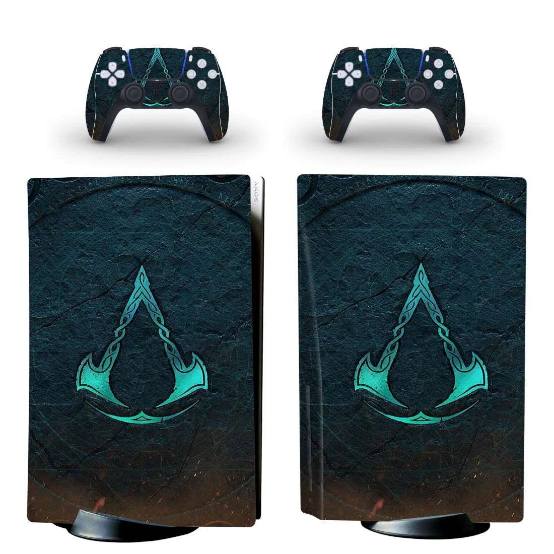 Autocollant Assassin's Creed Valhalla pour manette et console PS5 – Image 5