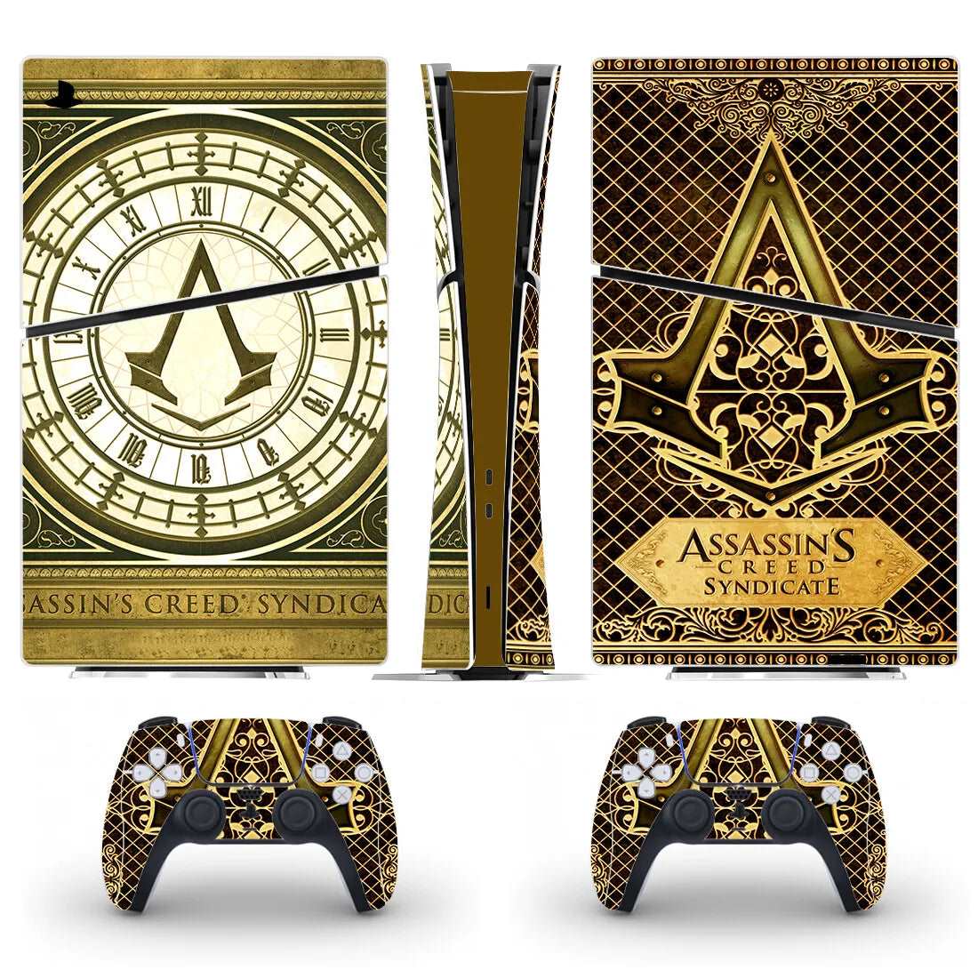 Autocollant Assassin's Creed Syndicate pour manette et console PS5 Slim – Image 2