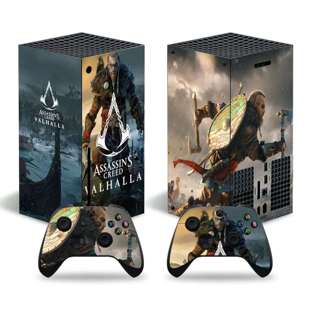 Autocollant Assassin's Creed Valhalla N°2 pour Xbox Series X - Skin 1 console et 2 contrôleurs – Image 3