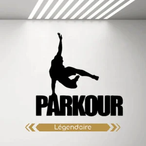 Autocollant mural en vinyle, Parkour
