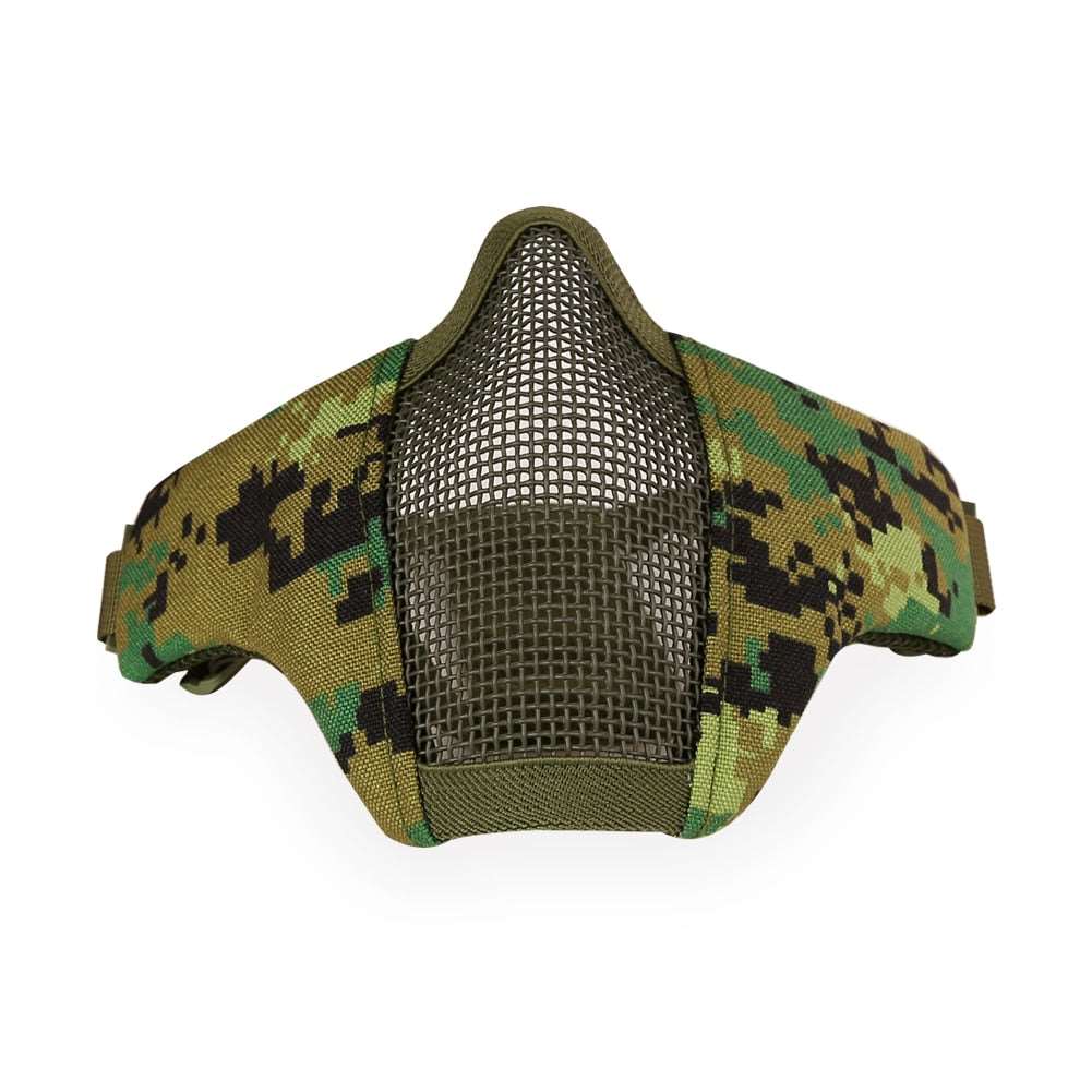 Demi-masque de protection en métal et acier – Image 9