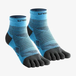 Chaussettes basses à cinq doigts respirantes pour running