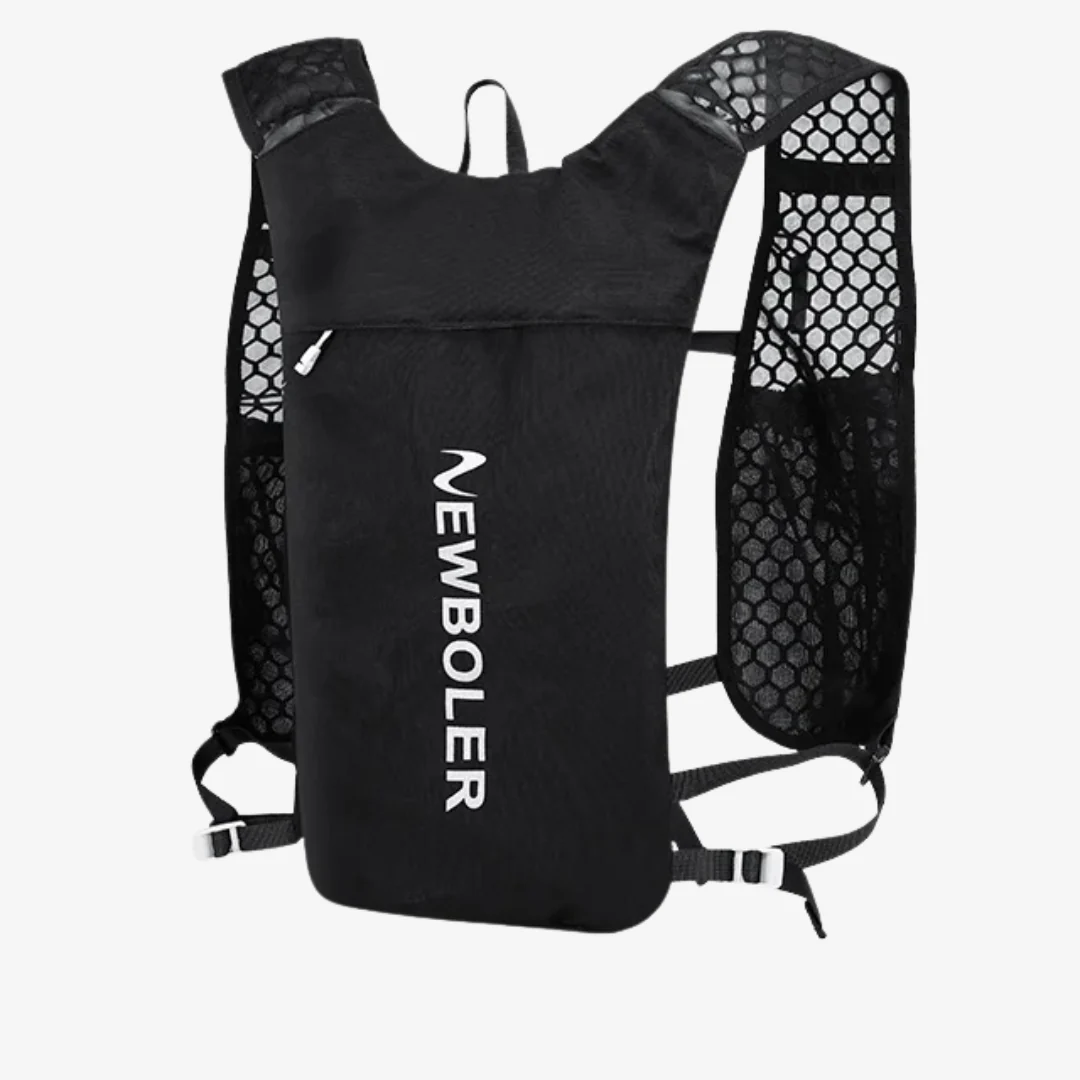 Gilet d’hydratation unisexe ultra léger respirant avec rangements multiples – Image 2