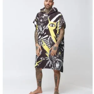 After Essentials poncho wildcat (anthra)