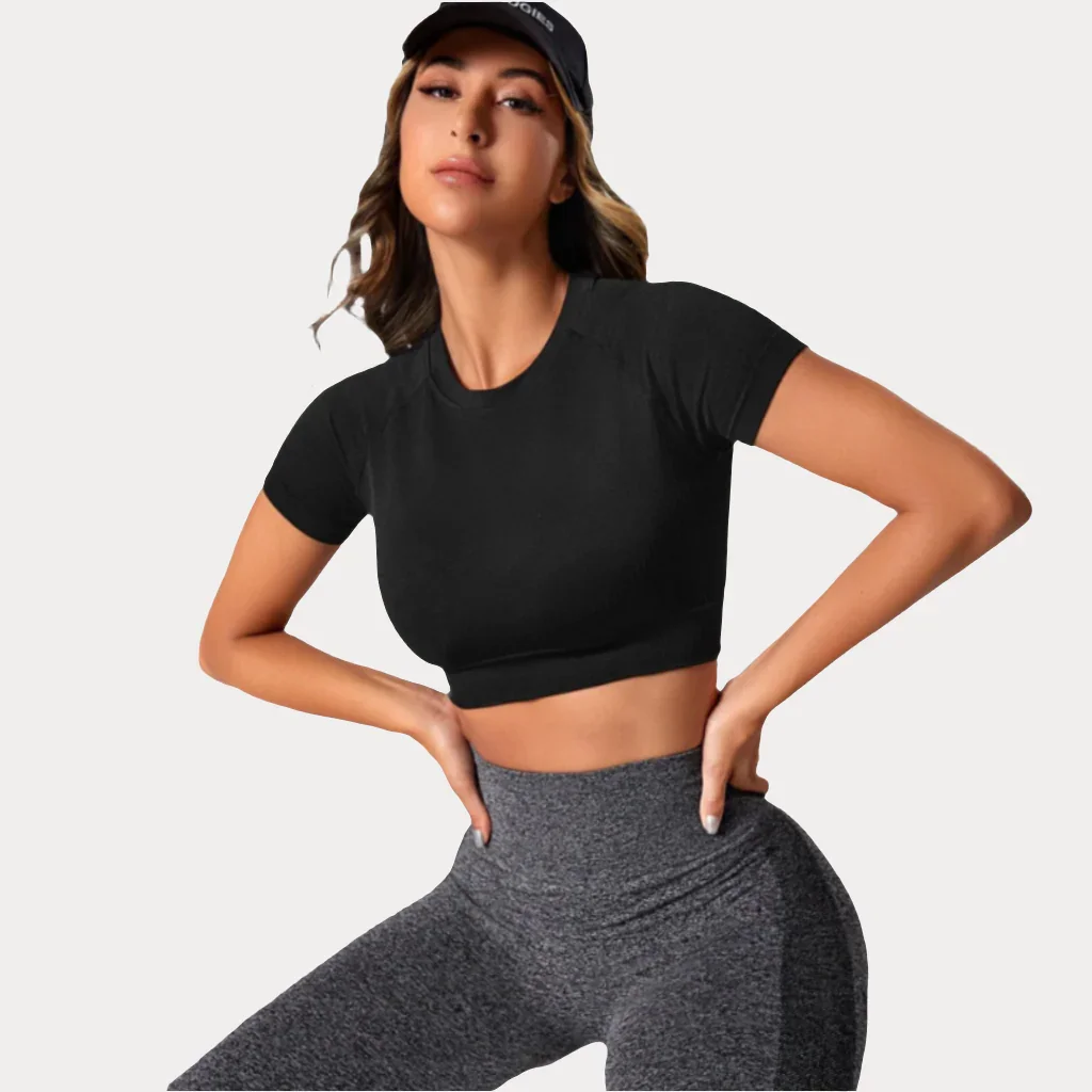 HAUT DE SPORT À MANCHES COURTES - BASIC – Image 3