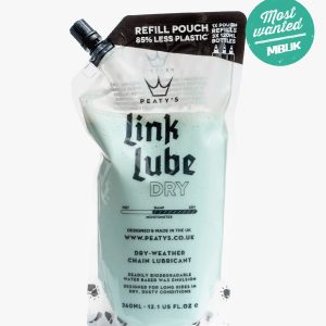 Recharge lubrifiant Peaty’s Link Lube condition sec poche de recharge 360ml