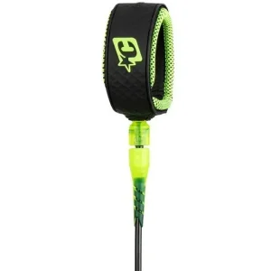 Creatures leash reliance 6' pro (black lime)