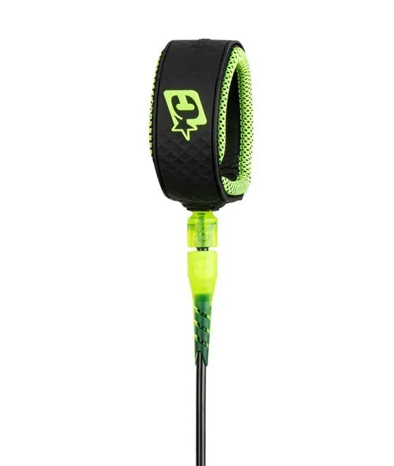 Creatures leash reliance 6' pro (black lime)